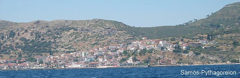 Samos die Insel des Pythagoras Pythagoreion Hafen und Marina